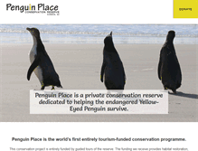 Tablet Screenshot of penguinplace.co.nz